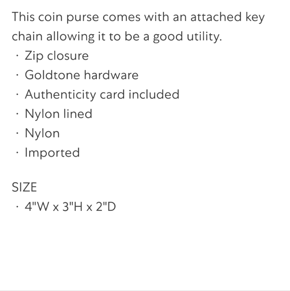 Furla Coin Purse Keychain/Bag Charm - Picture 8 of 9